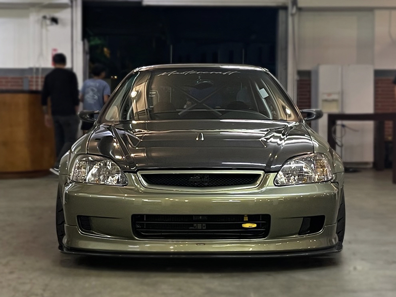Mode Parfume Lip Spoiler Version for EK Civic 99-00 Model